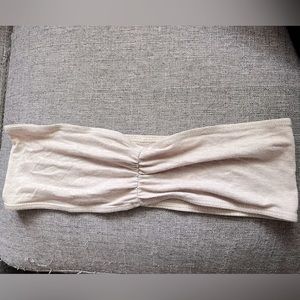 American apparel beige bandeau